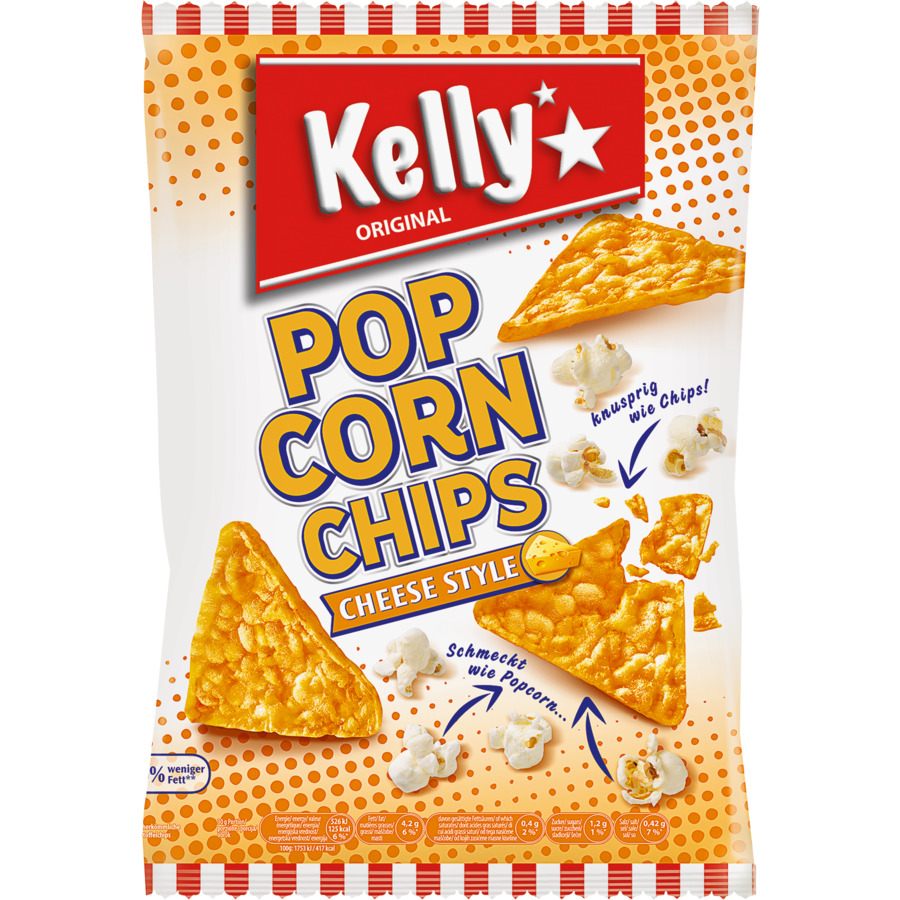 Kelly's Popcorn Chips Cheese 140g