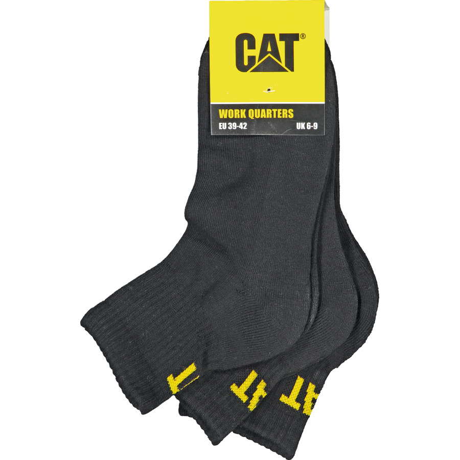 CAT Herren-Quarter-Socken 3er-Pack 43-46