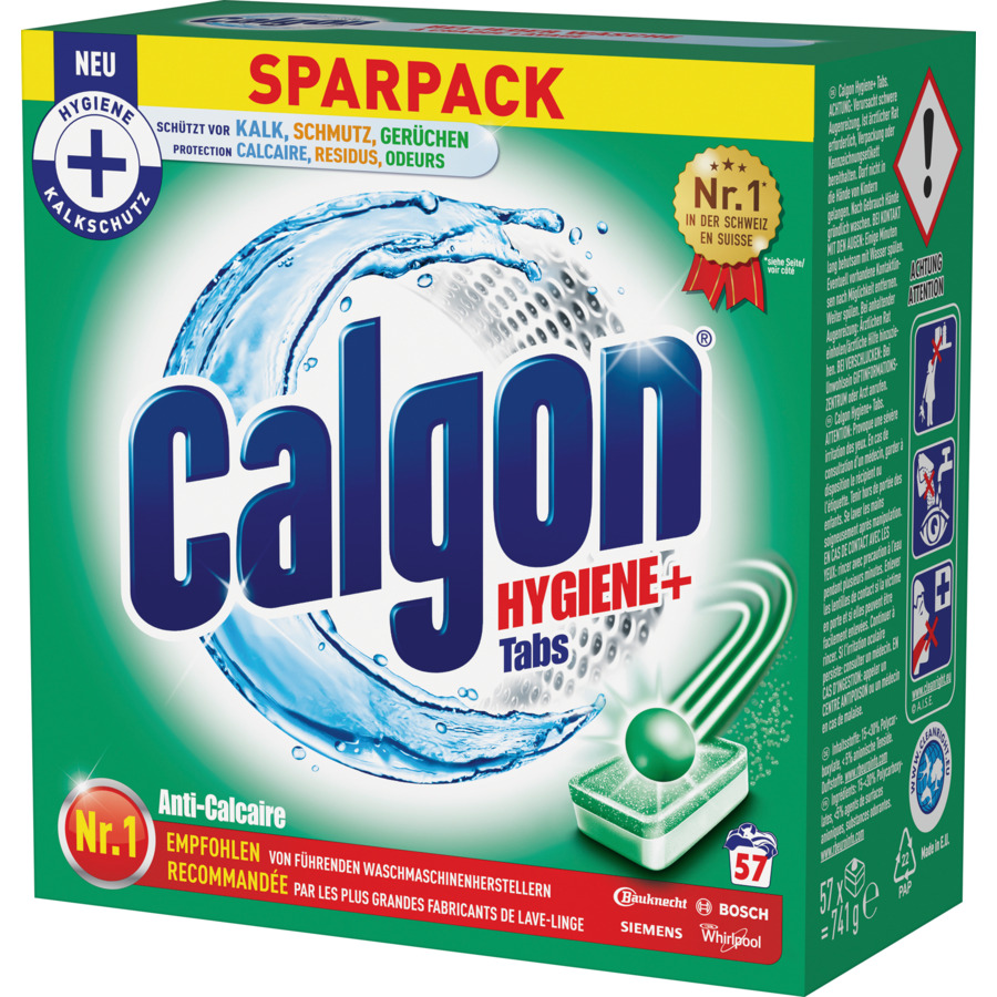Calgon Tabs Hygiene Plus 57er