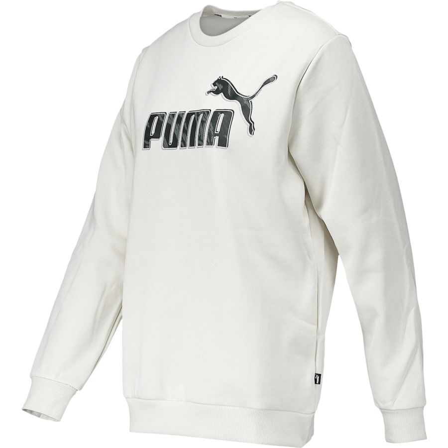 Puma Herren-Sweatshirt Graphic Crew L, offwhite