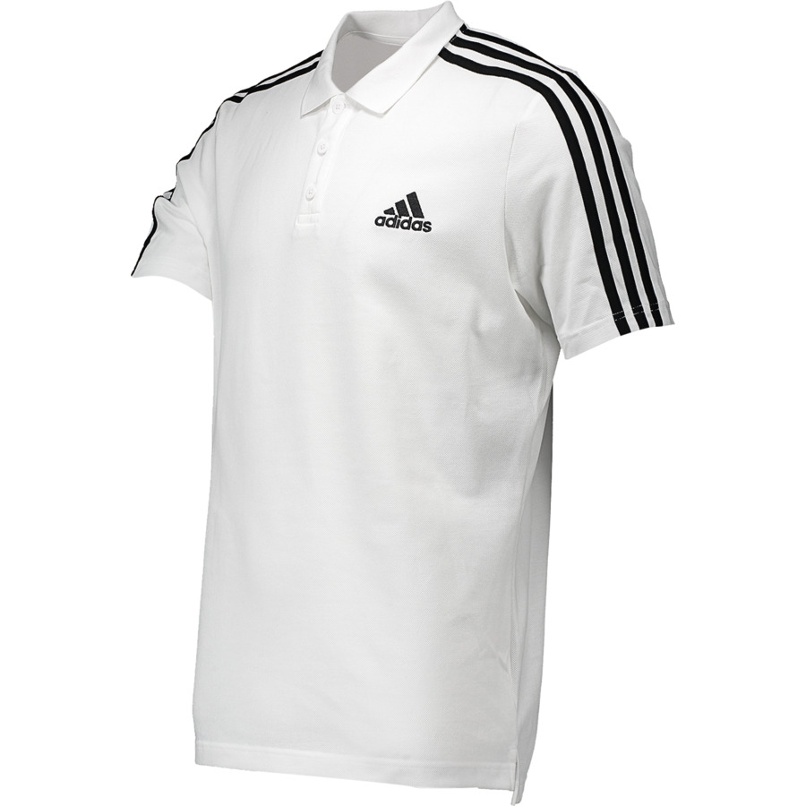 Adidas Shirt polo per uomo M 3S PQ S, bianco