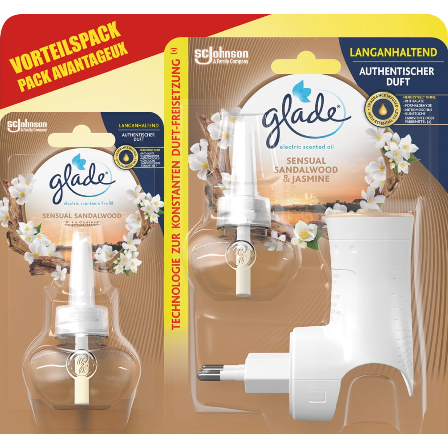 Glade Electric scented oil - Diffuseur Electrique - Diffuseur + 2