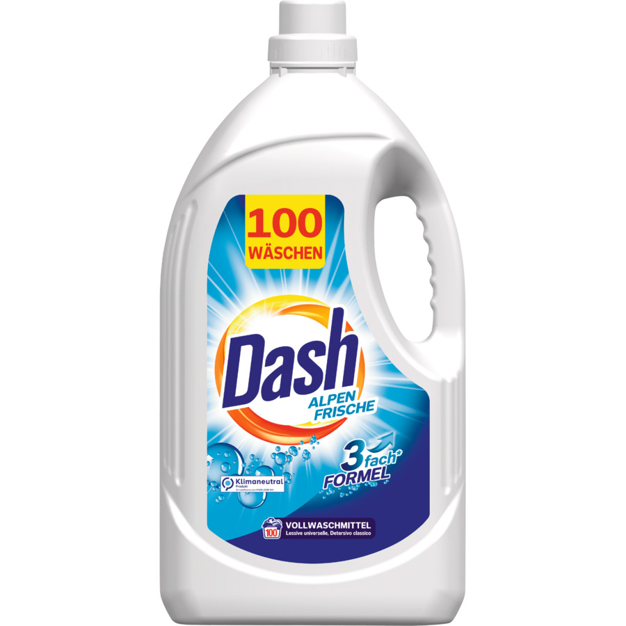 Dash Detersivo liquido Freschezza Alpina 100 lavaggi