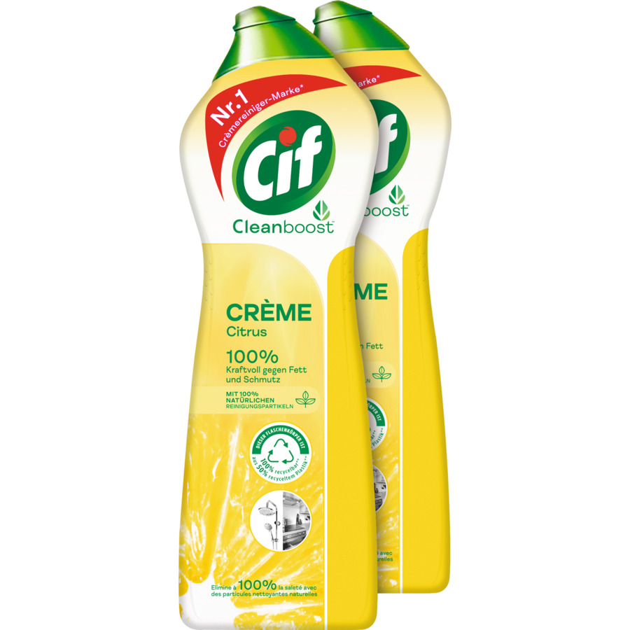 CIF Crème Avec Microcristaux 750Ml