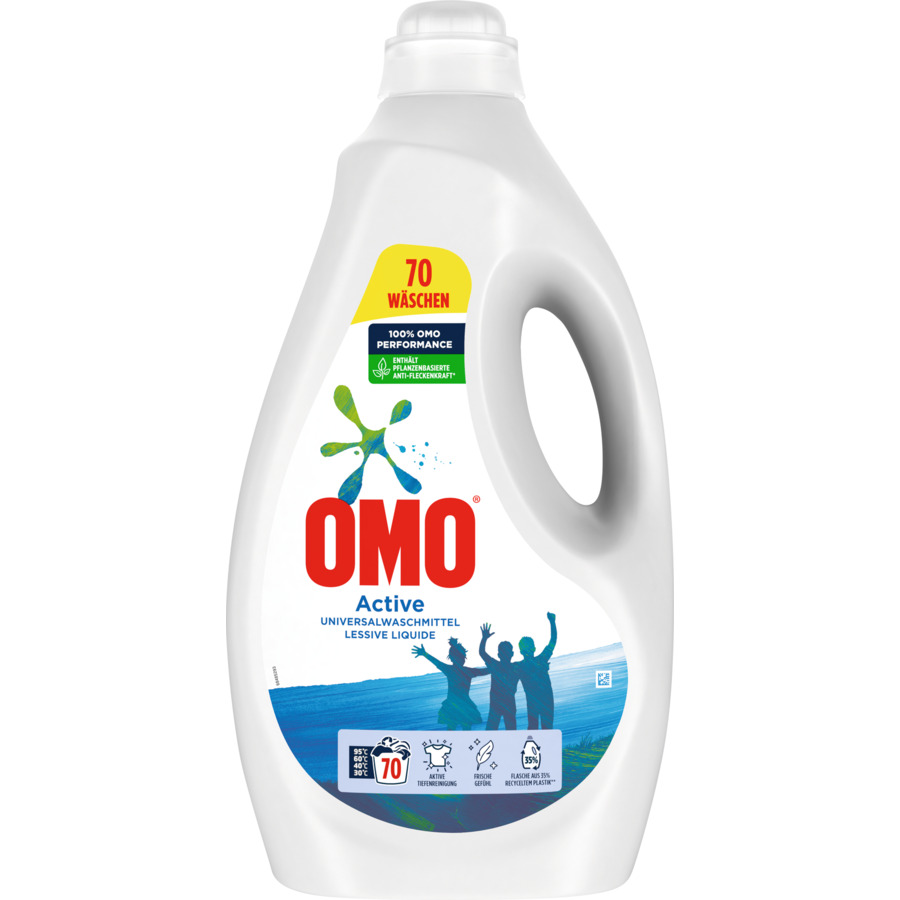 Omo Lessive liquide Active 70 lessives