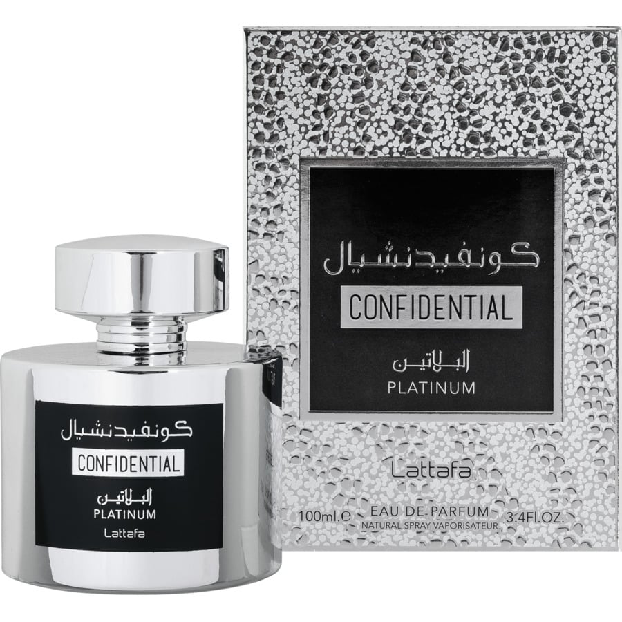 Lattafa Confidential Platinum Homme Eau de Parfum 100 ml