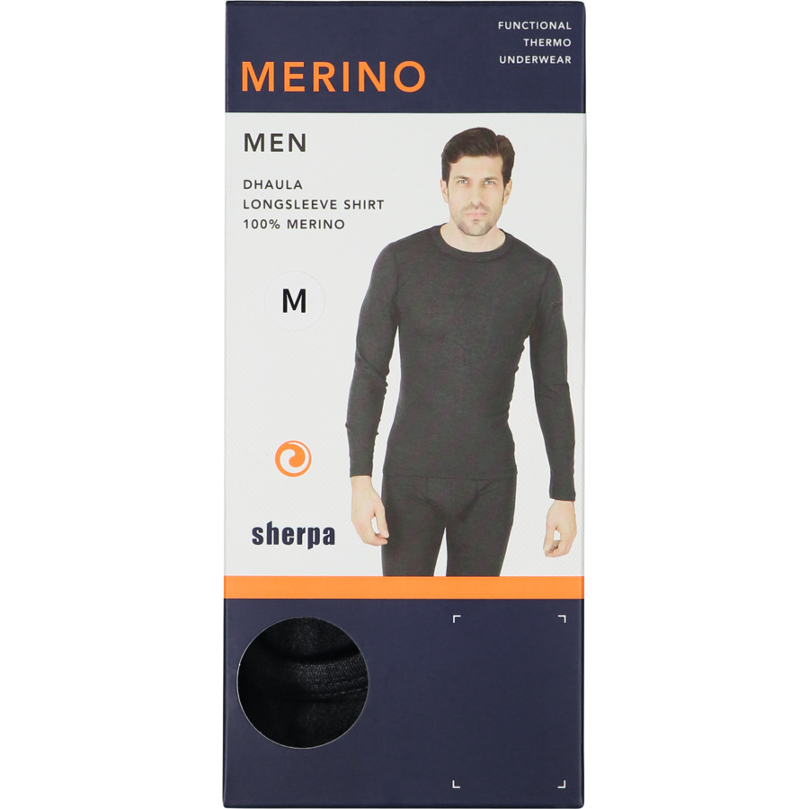 Sherpa Herren-Thermoshirt Dhaula Merino