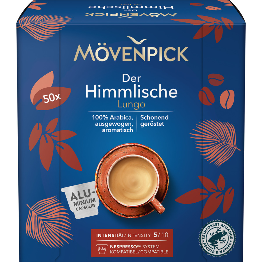 50 Himmlische Lungo der Kaffee Mövenpick | OTTO\'S Onlineshop Kapseln