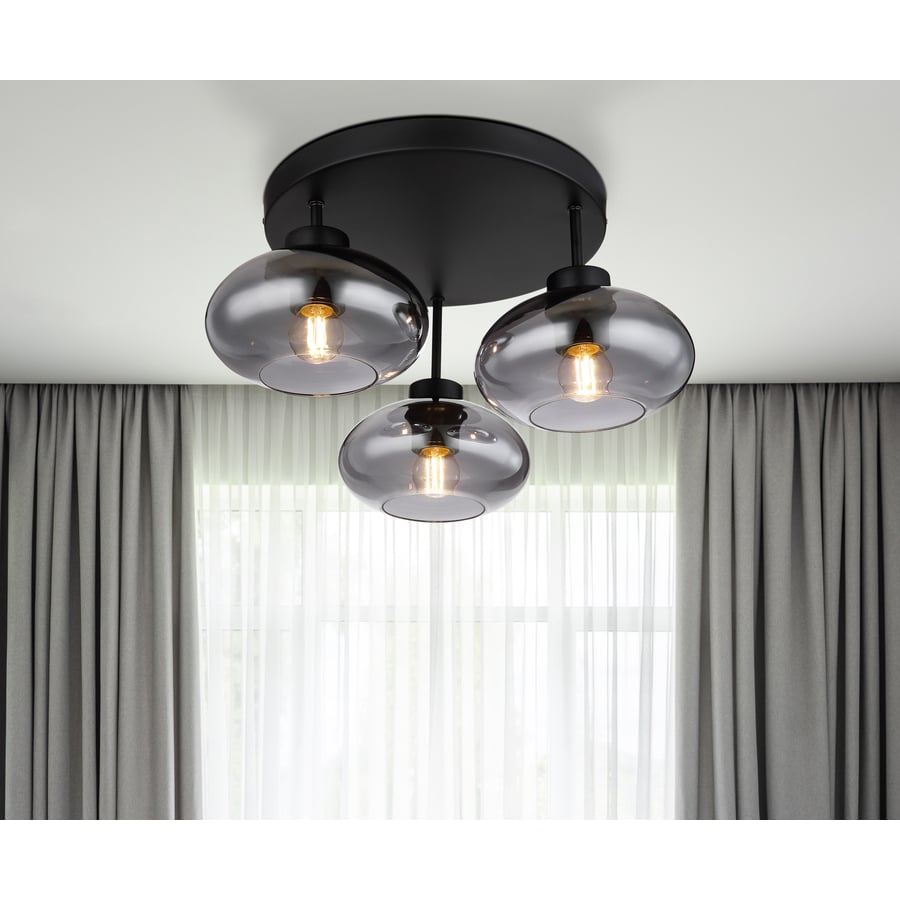 Deckenleuchte Shaun Metall, 3-flammig