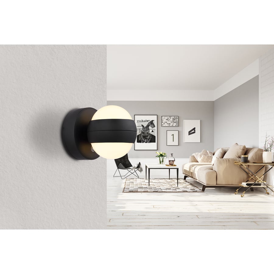LED-Wandleuchte Randi Akku KS schwarz
