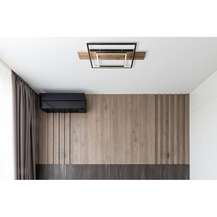 LED-Deckenleuchte Vanni Metall 60x40cm