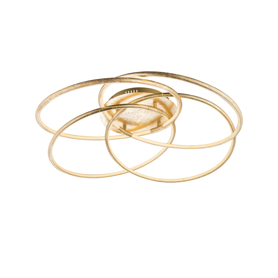 LED-Deckenleuchte Barna Aluminium Ø85cm, dimmbar